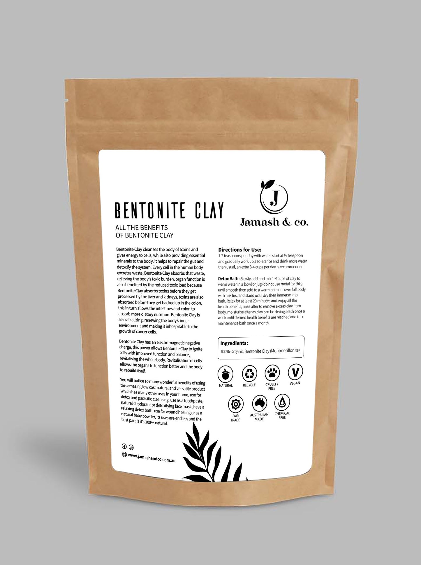 Bentonite Clay 1kg